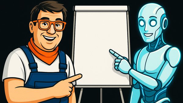 Mach mir eine Vorlage – schneller präsentieren mit KI